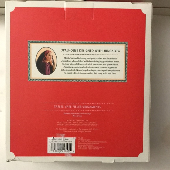 Full house Jungalow tassel vase filler ornament bundle of three boxes New - Picture 3 of 4